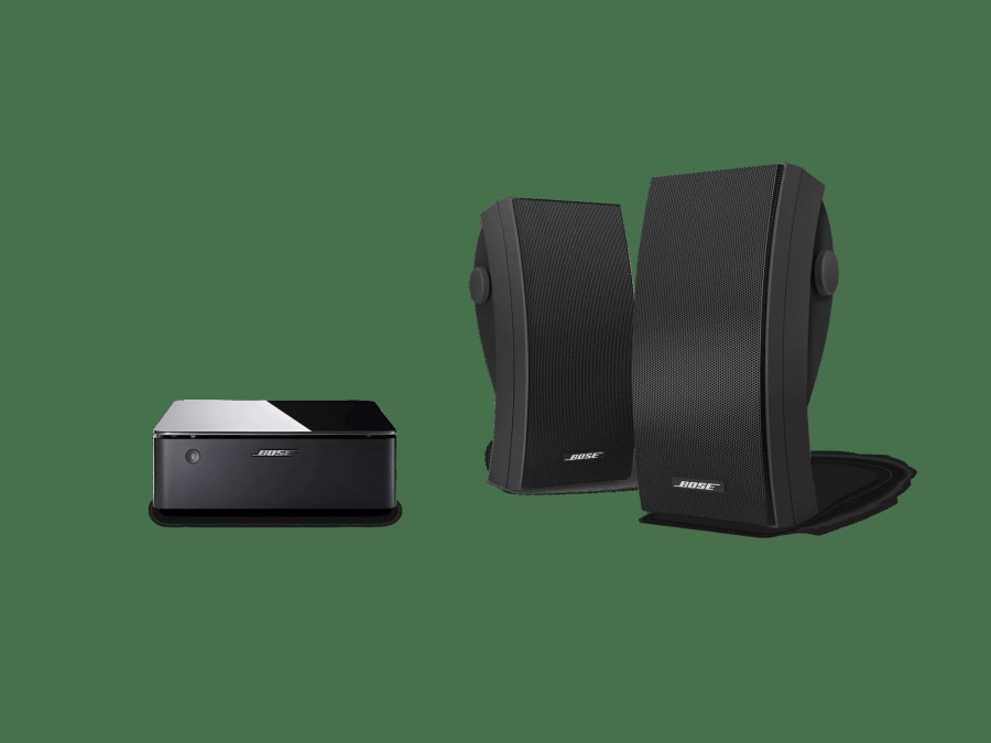 Ensembles|Haut-parleurs Bose | Mount The Music Outdoor Speakers With Amplifier Set