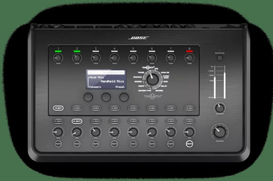 Systèmes de sonorisation portatifs Bose | Console De Mixage T8S Tonematch Mixer